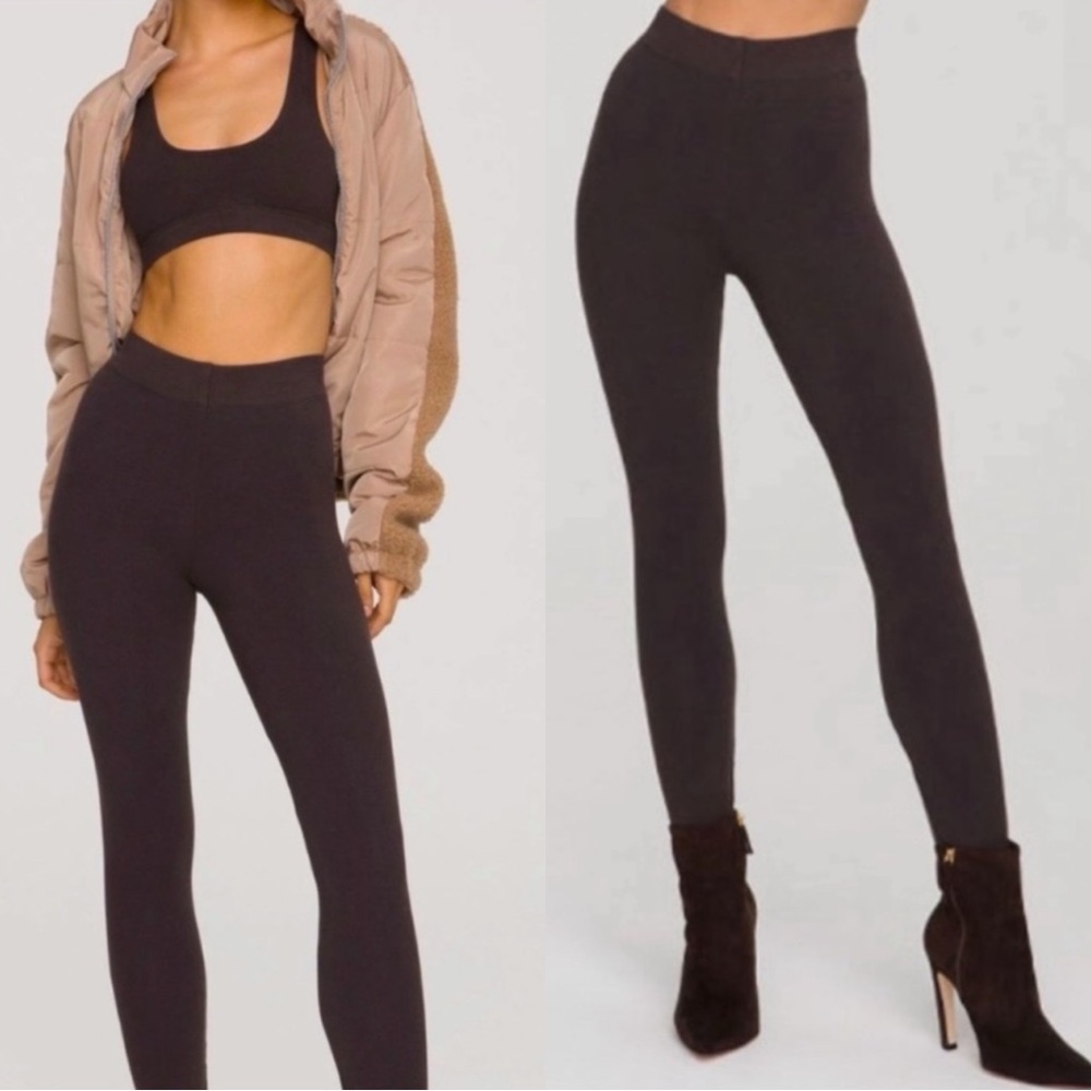 GOOD AMERICAN Brown Leggings